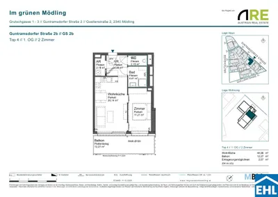 Immobilie kaufen in Mödling – 44,96 m², € 265.220 – Bild 10 von 10