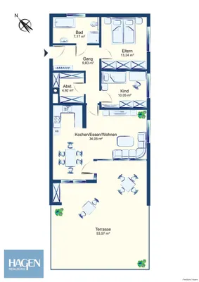3-Zimmer-Wohnung kaufen in Dornbirn – 78,85 m², € 370.000 – Bild 8 von 9