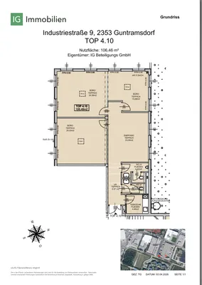 4-Zimmer-Gewerbeimmobilie mieten in Mödling – 106 m², € 1.324 – Bild 7 von 7