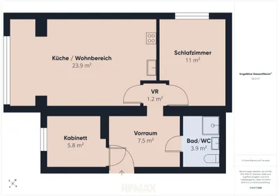 2-Zimmer-Wohnung kaufen in Eisenstadt – 54 m², € 225.000 – Bild 11 von 11