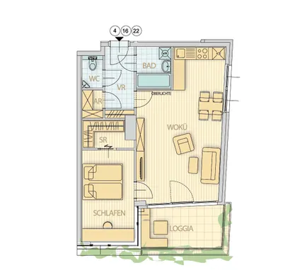 2-Zimmer-Wohnung kaufen in Wien – 65 m², € 389.000 – Bild 8 von 8