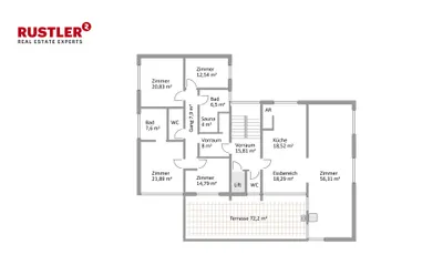 6-Zimmer-Wohnung kaufen in Innsbruck – 223 m², € 1.530.000 – Bild 10 von 10