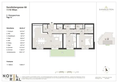 3-Zimmer-Wohnung kaufen in Wien – 85,5 m², € 749.000 – Bild 15 von 15