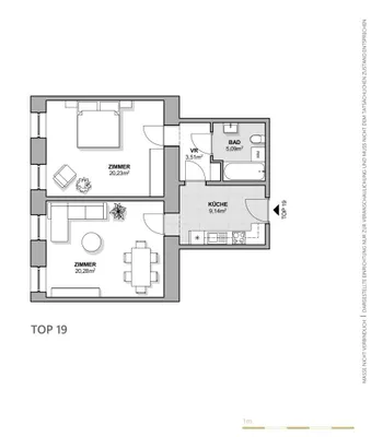 Immobilie kaufen in Wien – 58,25 m², € 229.000 – Bild 5 von 5