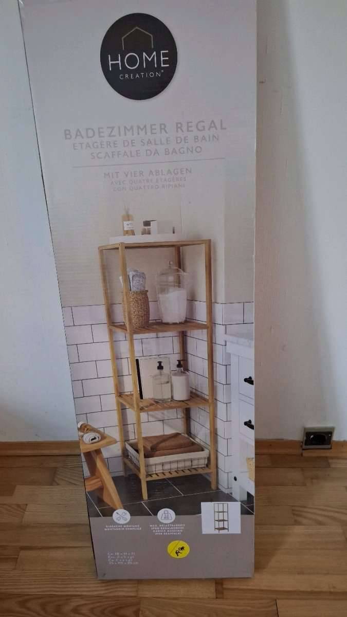 Badezimmerregal aus Bambus von Hofer,  10,- (1140 Wien) - willhaben
