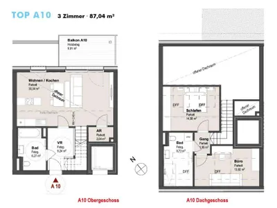 3-Zimmer-Wohnung kaufen in Hallein – 87,04 m², € 461.312 – Bild 3 von 9