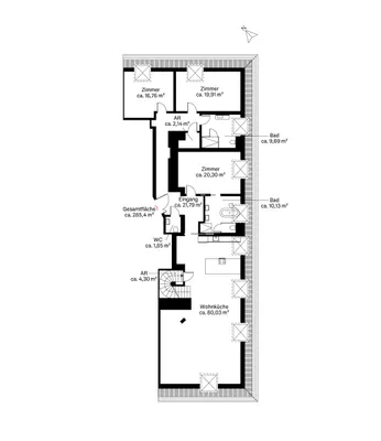 5-Zimmer-Wohnung kaufen in Wien – 232 m², € 4.998.000 – Bild 12 von 13