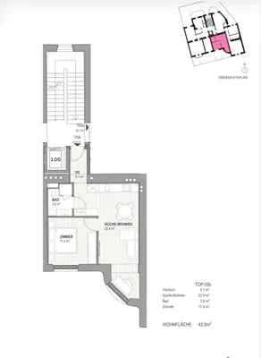 2-Zimmer-Wohnung kaufen in Graz – 40 m², € 225.000 – Bild 14 von 14