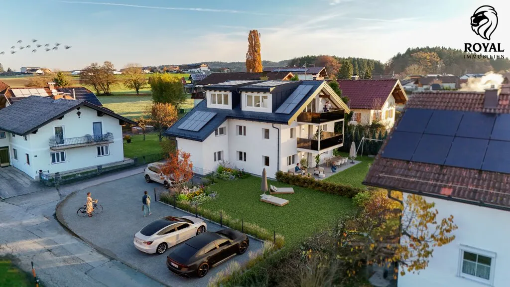 Wohnen wo andere Urlaub machen 3-Zimmer DG-Wohnung mit Balkon in Mattsee mit Seeblick – pohled 2