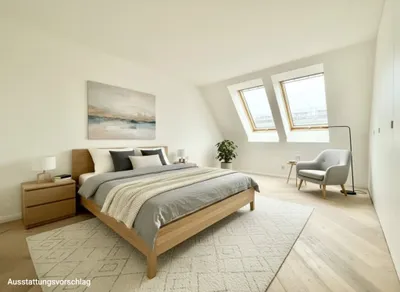 Heute mieten, morgen kaufen | ca. 58 m² GWNFL | ca. 5 m² Balkon | Erstbezug | 2 Zimmer | Luftwärmepumpe | Ruhelage – Bild 2