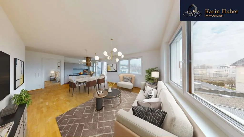 Moderne 2-Zi-Wohnung mit Balkon, Garage & Einbauküche in Klosterneuburg, 1.399EUR Miete - Ansicht 3