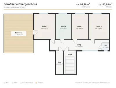 3-Zimmer-Gewerbeimmobilie mieten in Neunkirchen – 93 m², € 793 – Bild 10 von 10