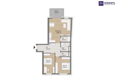 3-Zimmer-Wohnung kaufen in Graz – 74,12 m², € 375.814 – Bild 8 von 10