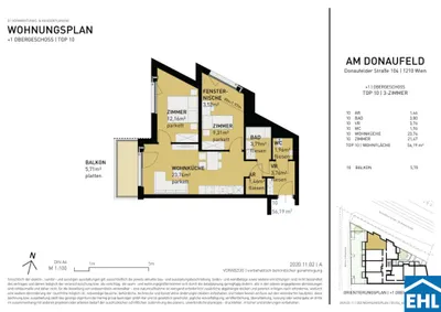 3-Zimmer-Wohnung kaufen in Wien – 56,19 m², € 359.500 – Bild 5 von 5