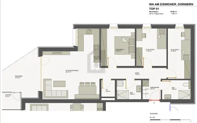 4-Zimmer-Wohnung kaufen in Dornbirn – 90 m², € 686.799 – Bild 2 von 5