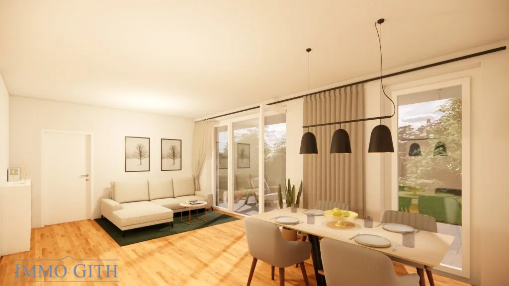 NEUBAU IN PERCHTOLDSDORF: EXKLUSIVE EIGENTUMSWOHNUNGEN + PRAXIS IN DER SALITERGASSE 6 - MODERN, GRÜN & ZENTRUMSNAH! - Ansicht 2