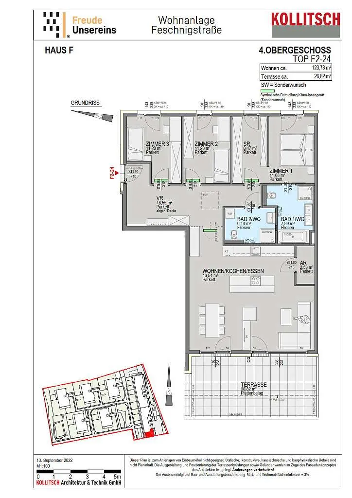 Wohnung – Klagenfurt am Wörthersee, Villacher Vorstadt - Ansicht 2