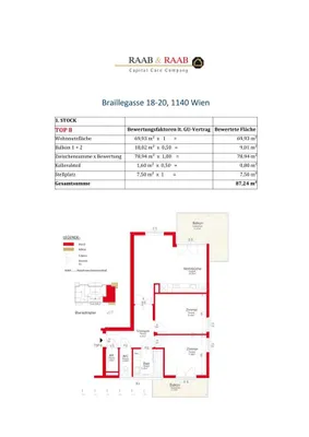 3-Zimmer-Wohnung kaufen in Wien – 69,93 m², € 499.000 – Bild 19 von 22