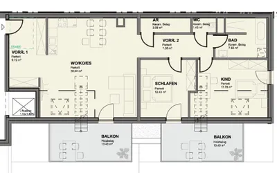 3-Zimmer-Wohnung mieten in Wien – 98,65 m², € 2.599 – Bild 12 von 15