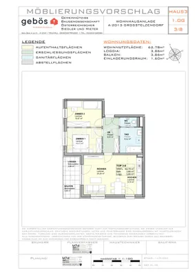 3-Zimmer-Wohnung mieten in Hollabrunn – 62,78 m², € 680 – Bild 8 von 8
