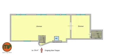 2-Zimmer-Gewerbeimmobilie mieten in Wien – 79 m², € 832 – Bild 11 von 16