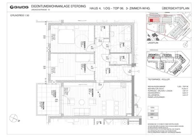 3-Zimmer-Wohnung kaufen in Eferding – 75,12 m², € 315.900 – Bild 2 von 6