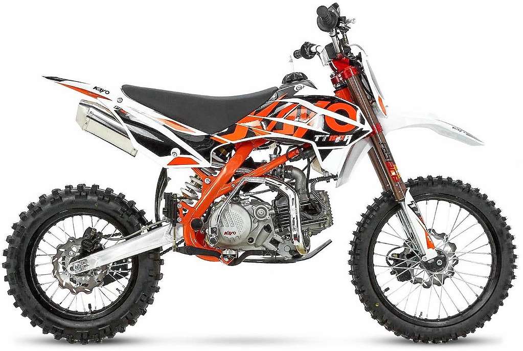 Kayo Dirtbike TT190R mit 14"/17" Räder + E-Start und voll einstellbares Fahrwerk Motocross