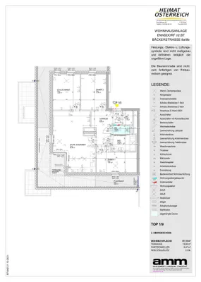 4-Zimmer-Wohnung mieten in Amstetten – 81,18 m², € 958 – Bild 2 von 2