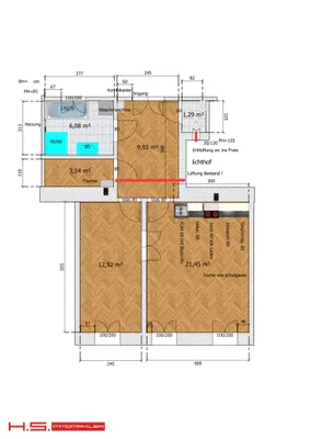 2-Zimmer-Wohnung kaufen in Wien – 55 m², € 378.000 – Bild 17 von 17