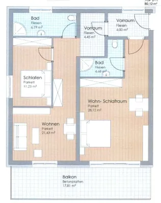 Wohnung kaufen in Braunau am Inn – 80 m², € 412.000 – Bild 4 von 4