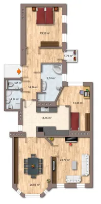 4-Zimmer-Wohnung kaufen in Wien – 132,9 m², € 898.000 – Bild 31 von 32