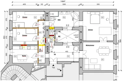4-Zimmer-Wohnung mieten in Wien – 127 m², € 2.158 – Bild 4 von 4