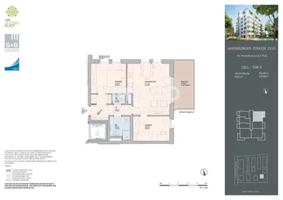 3-Zimmer-Wohnung kaufen in Wien – 58,46 m², € 495.000 – Bild 16 von 16