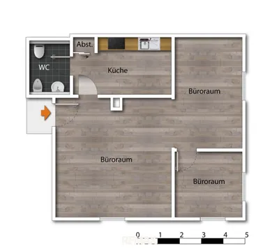 3-Zimmer-Gewerbeimmobilie mieten in Linz Land – 72 m², € 1.202 – Bild 7 von 7