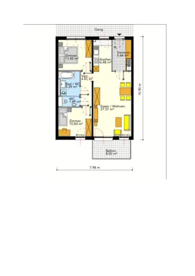 3-Zimmer-Wohnung mieten in Mödling – 73,68 m², € 1.370 – Bild 11 von 11