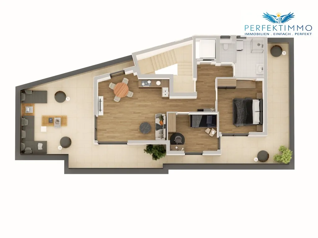 Exklusives Penthouse mit fantastischer Dachterrasse im Neubau, Hall in Tirol