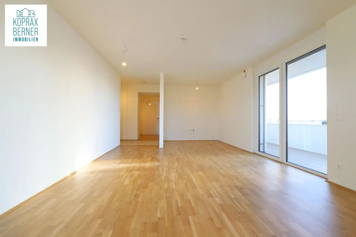 Moderne 2-Zimmer Neubau-Wohnung mit Balkon - Ansicht 2