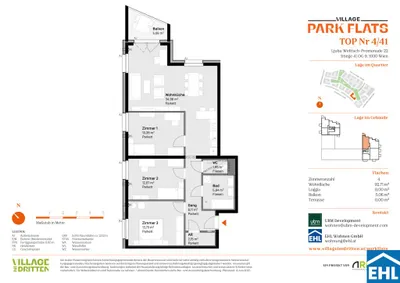 4-Zimmer-Wohnung kaufen in Wien – 91,64 m², € 828.000 – Bild 12 von 12