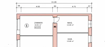 2-Zimmer-Gewerbeimmobilie mieten in Wien – 30 m², € 583 – Bild 7 von 7