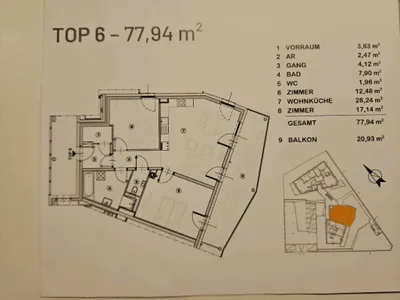 3-Zimmer-Wohnung mieten in Mödling – 78 m², € 1.609 – Bild 2 von 35