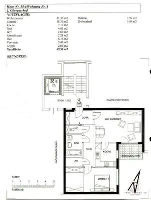 2-Zimmer-Wohnung mieten in Graz – 69,5 m², € 897 – Bild 6 von 6