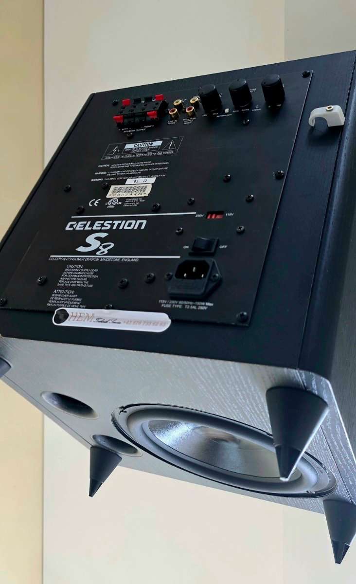 CELESTiON 　S8 ウーハー Celestion S8 Subwoofer Home Theater Powered Sub Down Firing 8