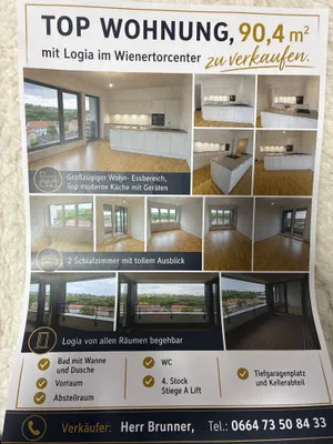 3-Zimmer-Wohnung kaufen in Krems an der Donau – 94 m², € 480.000 – Bild 1 von 35