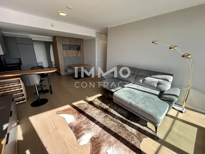 Möbliertes Apartment im 42. Stock mit Weitblick auf die Donau! Pool, Spa und Fitness inklusive! – Bild 2