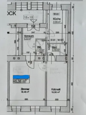 2-Zimmer-Wohnung mieten in Wien – 48,38 m², € 668 – Bild 10 von 11