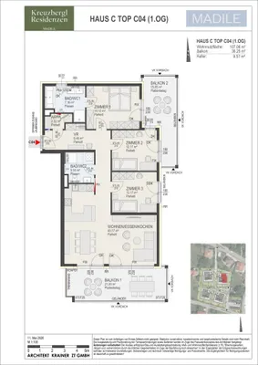 4-Zimmer-Wohnung kaufen in Klagenfurt – 107,06 m², € 789.000 – Bild 7 von 7