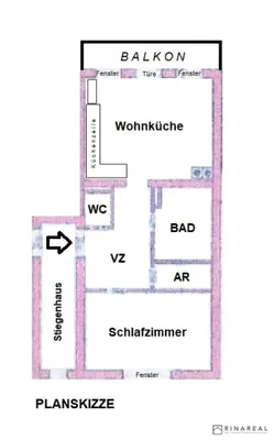 2-Zimmer-Wohnung mieten in Wiener Neustadt Land – 50 m², € 849 – Bild 11 von 11