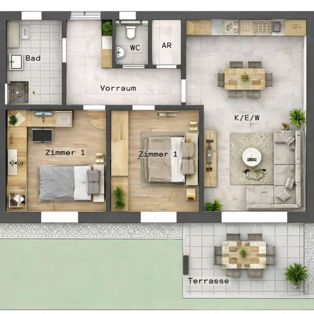 Apartment in Pischelsdorf am Kulm, Sportplatzsiedlung - Ansicht 2