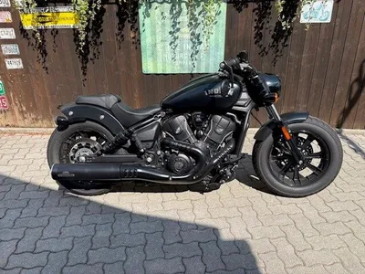 Indian Scout Bobber Ltd.+Tech, Black Smoke