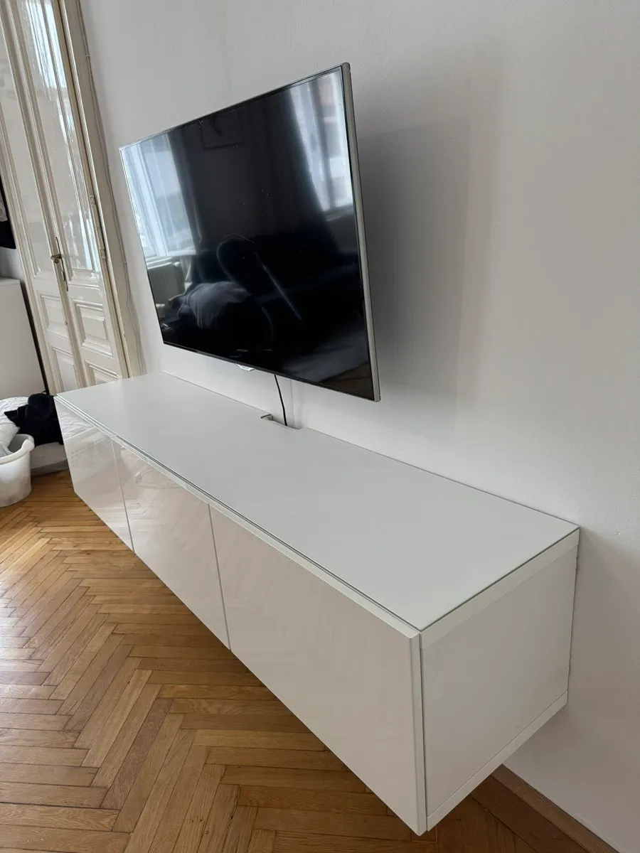 Ikea Besta Weiß Hochglanz, € 85,- (1060 Wien)